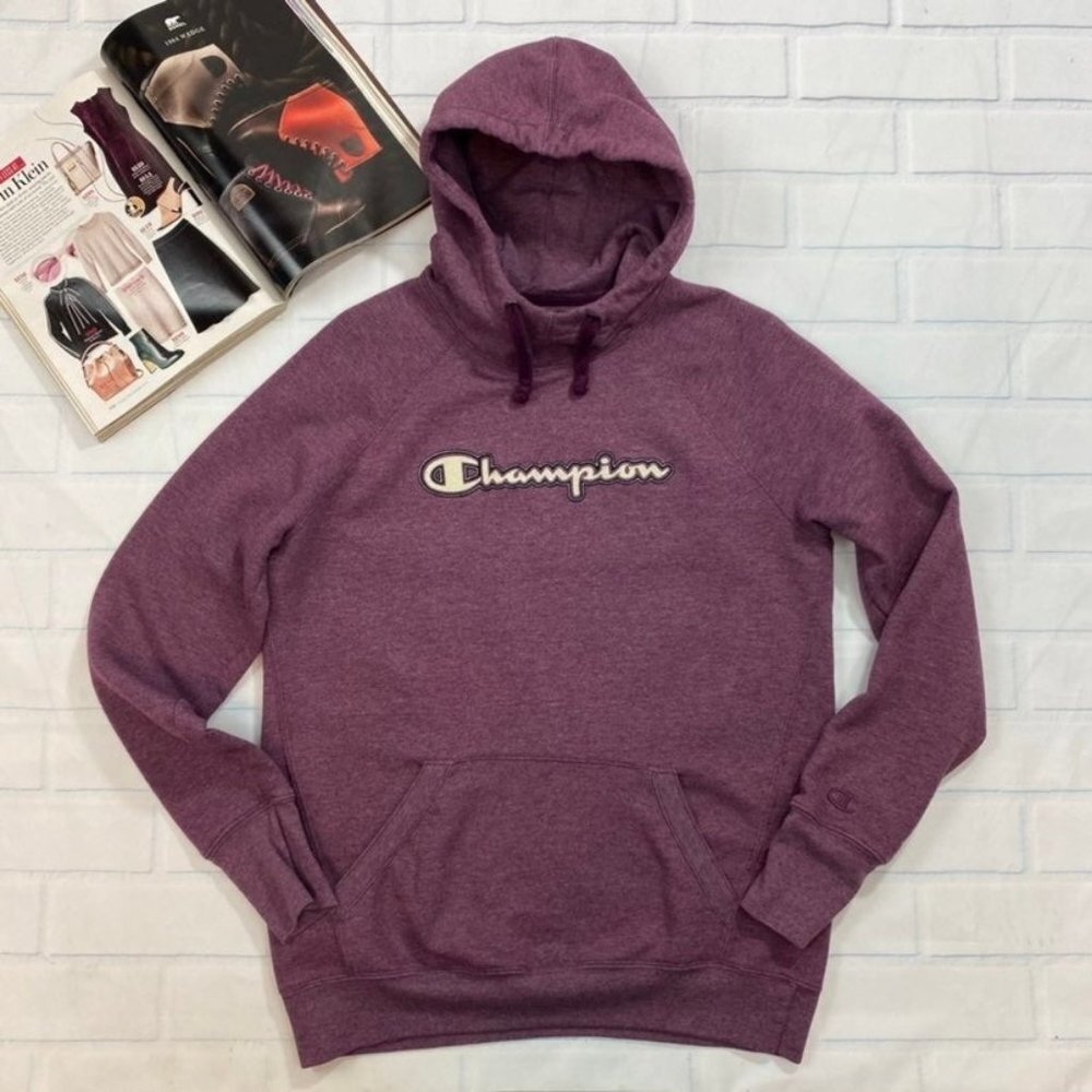 Champion Women's Hoodie Sweater‎ Pullover Purple